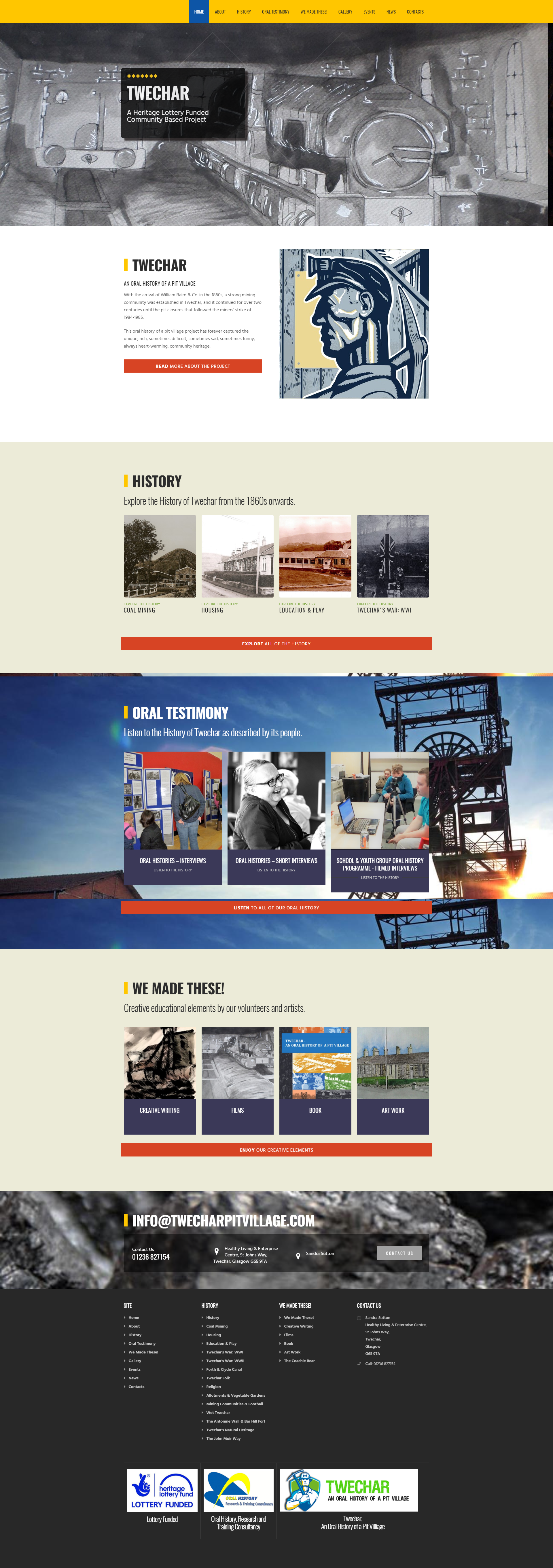 Twechar - An Oral History of a Pit Village