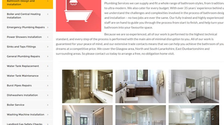 Launch of the Frank Cross Plumbing Web Site from Scotland Umbraco Blog Launch of the Frank Cross Plumbing Web Site